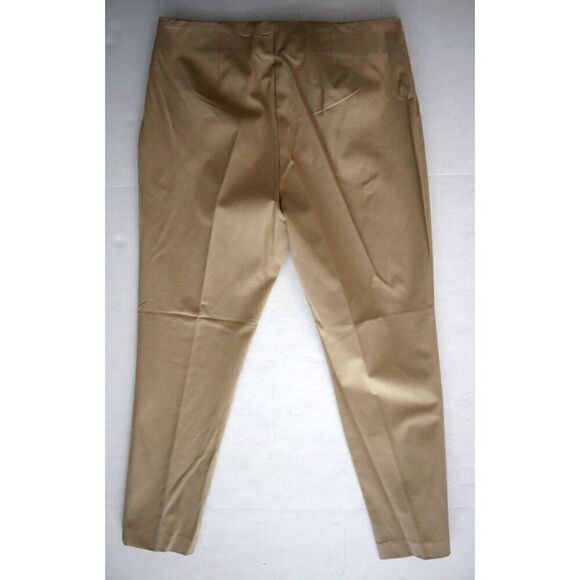 Lauren Ralph Lauren Women's Sz 10 Tan Keslina Stretch Twill Skinny Pants - Picture 2 of 11